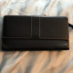 Black coach wallet